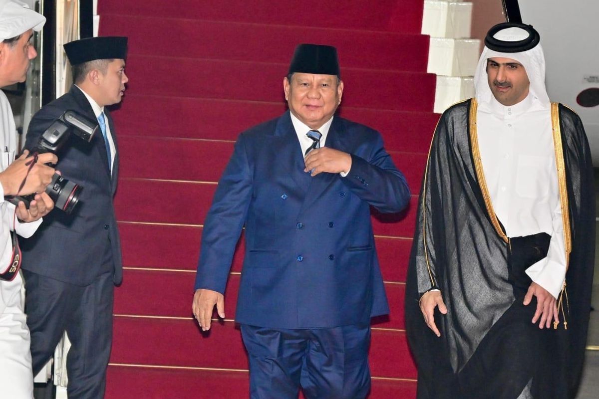 Prabowo Temui Emir Qatar dan Saksikan Penandatanganan MoU di Doha